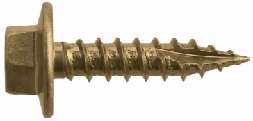 SCREW T17 HEX BARE ZINC 12-11 X 25